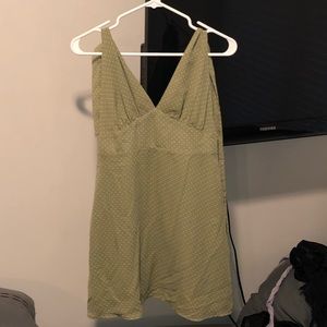 Green Poka Dot Dress